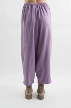 Made In Italy Lagenlook Classic Cocoon Pant Mauve -VogueCurve Store made in italy lagenlook classic cocoon pant mauve 4.jpg