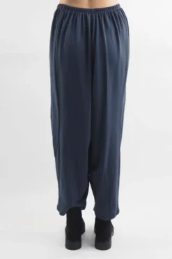 Made In Italy Lagenlook Classic Cocoon Pant Midnight 10 Made In Italy Lagenlook Classic Cocoon Pant Midnight -VogueCurve Store made in italy lagenlook classic cocoon pant midnight 4.jpg