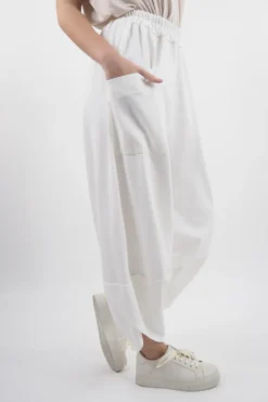 Made In Italy Lagenlook Shelby Cocoon Pant Ecru -VogueCurve Store made in italy lagenlook shelby cocoon pant ecru 2.jpg