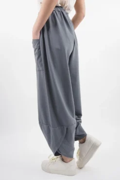 Made In Italy Lagenlook Shelby Cocoon Pant Storm -VogueCurve Store made in italy lagenlook shelby cocoon pant storm13.jpg