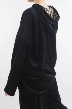 VogueCurve Store -VogueCurve Store made in italy leopard love stretch velour hoodie black 05.jpg