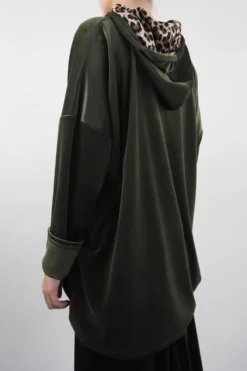 Made In Italy Leopard Love Stretch Velour Hoodie Olive -VogueCurve Store made in italy leopard love stretch velour hoodie olive02.jpg