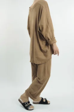 Made In Italy Long Haul Lux Chamois Set Toast -VogueCurve Store made in italy long haul lux chamois set toast1.jpg