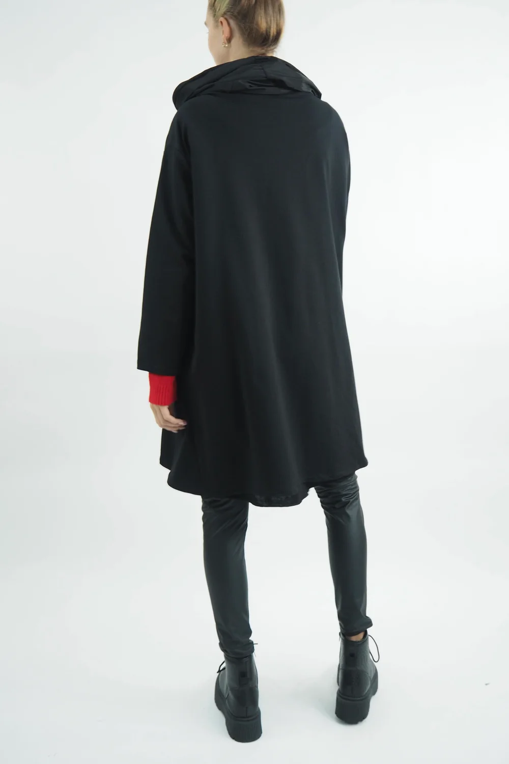 Made In Italy Moxie Haru Swing Zip Hoodie Jacket Black 7 Made In Italy Moxie Haru Swing Zip Hoodie Jacket Black - Image 5