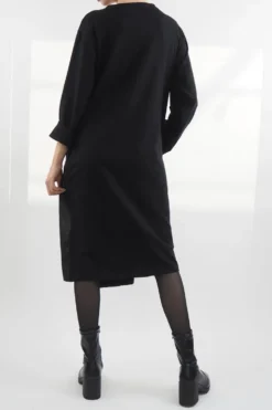 Made In Italy Moxie Pesca Zippy Dress Black 8 Made In Italy Moxie Pesca Zippy Dress Black -VogueCurve Store made in italy moxie pesca zippy dress black2.jpg