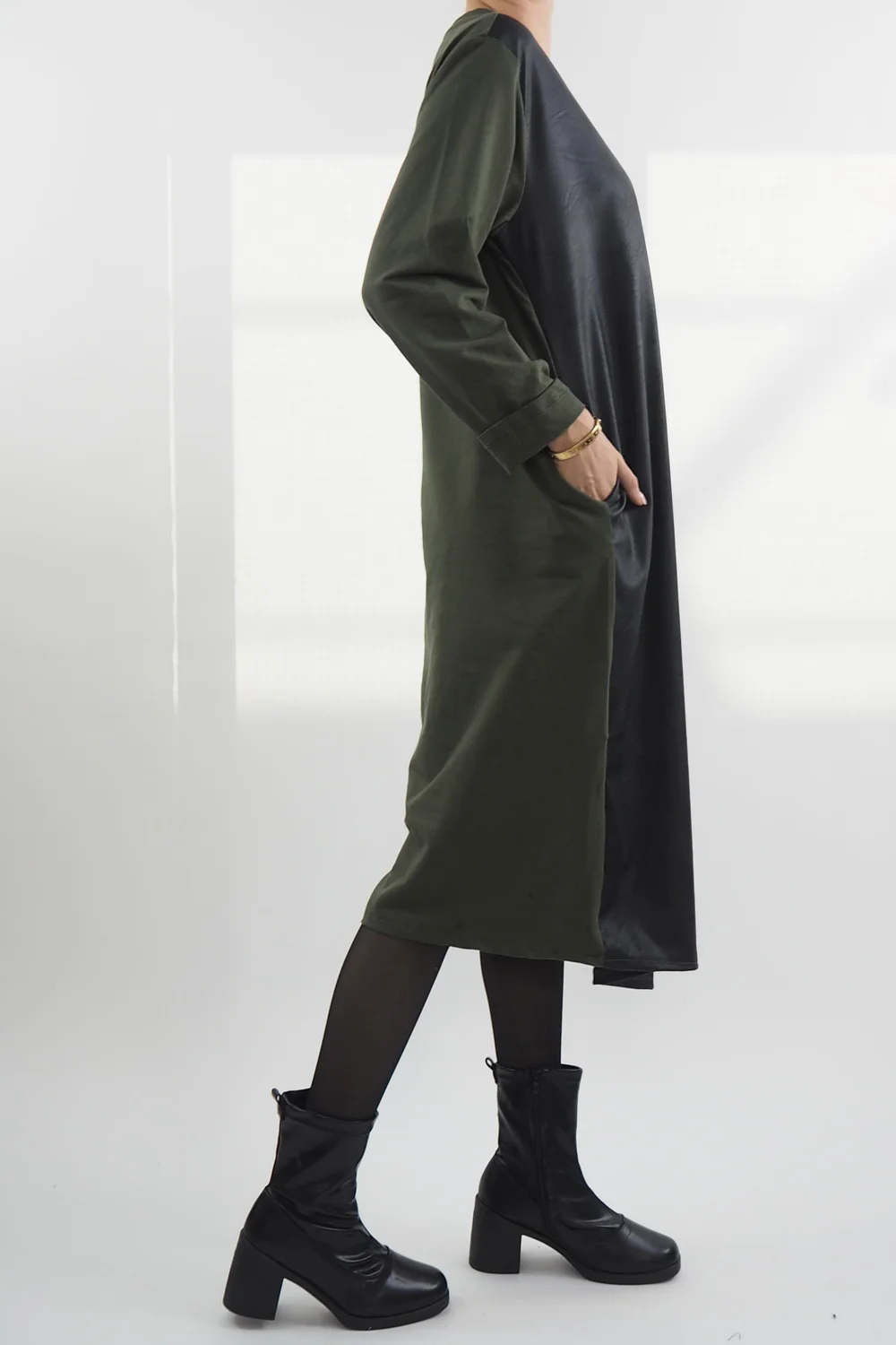 Made In Italy Moxie Pesca Zippy Dress Bonsai 4 Made In Italy Moxie Pesca Zippy Dress Bonsai - Image 2