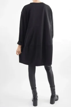 Made In Italy Moxie Zebra Panel Top Black 8 Made In Italy Moxie Zebra Panel Top Black -VogueCurve Store made in italy moxie zebra panel top black03.jpg