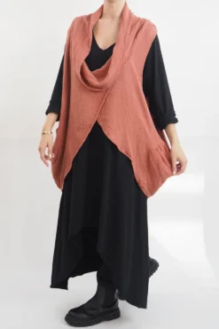 Made In Italy Obi Crepe Cotton Cross Cowl Tank Rosewood 17 Made In Italy Obi Crepe Cotton Cross Cowl Tank Rosewood -VogueCurve Store made in italy obi crepe cotton cross cowl tank rosewood08.jpg