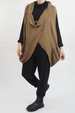 Made In Italy Obi Crepe Cotton Cross Cowl Tank Saddle 13 Made In Italy Obi Crepe Cotton Cross Cowl Tank Saddle -VogueCurve Store made in italy obi crepe cotton cross cowl tank saddle14.jpg