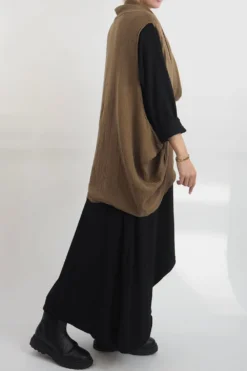 Made In Italy Obi Crepe Cotton Cross Cowl Tank Saddle 15 Made In Italy Obi Crepe Cotton Cross Cowl Tank Saddle -VogueCurve Store made in italy obi crepe cotton cross cowl tank saddle16.jpg