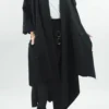 Made In Italy Ori X Stretch Duster Jacket Black // -VogueCurve Store made in italy ori x stretch duster jacket black 1.jpg