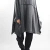 Made In Italy Oversized Inside Out Cowl Top Charcoal 1 Made In Italy Oversized Inside Out Cowl Top Charcoal -VogueCurve Store made in italy oversized inside out cowl top charcoal01.jpg