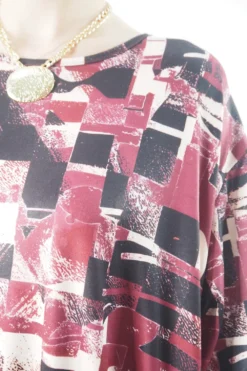 Made In Italy Oversized Tech Soft Cocoon Dress Cubist Bordeaux * -VogueCurve Store made in italy oversized tech soft cocoon dress cubist bordeaux6.jpg