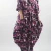 Made In Italy Oversized Tech Soft Cocoon Dress Cubist Magenta ** -VogueCurve Store made in italy oversized tech soft cocoon dress magenta201.jpg