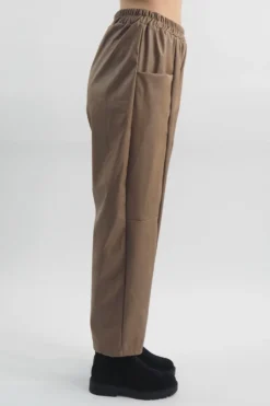 Made In Italy Pesca Leather Look Deep Pocket Pant Camel 9 Made In Italy Pesca Leather Look Deep Pocket Pant Camel -VogueCurve Store made in italy pesca leather look deep pocket pant camel 3.jpg