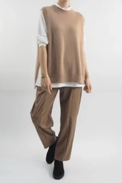 Made In Italy Pesca Leather Look Deep Pocket Pant Camel 11 Made In Italy Pesca Leather Look Deep Pocket Pant Camel -VogueCurve Store made in italy pesca leather look deep pocket pant camel 5.jpg