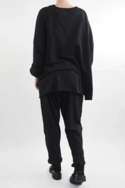 Made In Italy Queeni Star Skull Cut Out Top Black -VogueCurve Store made in italy queeni star skull cut out top black04.jpg