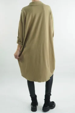 Made In Italy Samba Cocoon Dress Toast -VogueCurve Store made in italy samba cocoon dress toast203.jpg