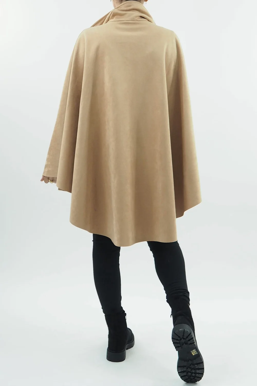 Made In Italy Sander Moleskin Touch Stretch Zippy Cape Toast // 5 Made In Italy Sander Moleskin Touch Stretch Zippy Cape Toast // - Image 3