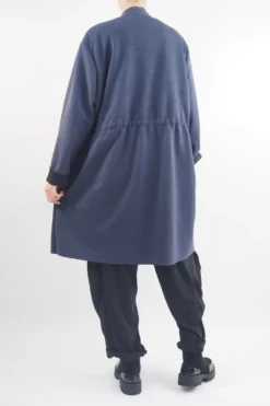 Made In Italy Sander Moleskin Touch Sporty Waterfall Jacket Midnight 8 Made In Italy Sander Moleskin Touch Sporty Waterfall Jacket Midnight -VogueCurve Store made in italy sander moleskin touch sporty waterfall jacket midnight03.jpg