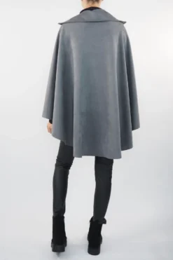 Made In Italy Sander Moleskin Touch Stretch Zippy Cape Shadow Grey -VogueCurve Store made in italy sander moleskin touch stretch zippy cape shadow grey13.jpg
