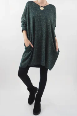 Made In Italy Shimmer Me Softly Dress Prussian 11 Made In Italy Shimmer Me Softly Dress Prussian -VogueCurve Store made in italy shimmer me softly dress prussian1.jpg