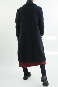 Made In Italy Skandi Blanket Coat Ink -VogueCurve Store made in italy skandi blanket coat ink031.jpg