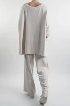 Made In Italy Chalet Pocketed Soft Knit Set Stone -VogueCurve Store made in italy slouch chalet pocketed set stone203.jpg