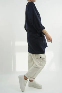 Made In Italy Tali Pull Tie Top Ink -VogueCurve Store made in italy tali pull tie top ink02.jpg