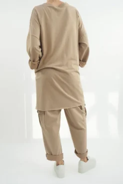 Made In Italy Tali Pull Tie Top Toast -VogueCurve Store made in italy tali pull tie top toast03.jpg