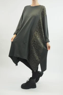 Made In Italy Tokyo Leopard Panel Dress Shadow -VogueCurve Store made in italy tokyo leopard panel dress shadow 2.jpg