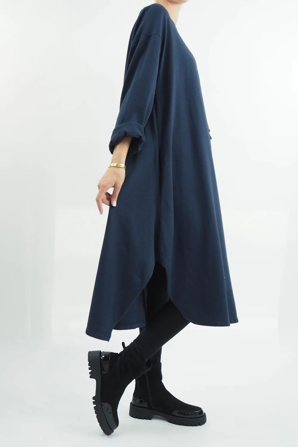 Made In Italy Tokyo Tie Dress Midnight 4 Made In Italy Tokyo Tie Dress Midnight - Image 2