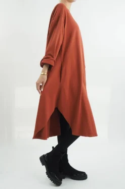 Made In Italy Tokyo Tie Dress Paprika 7 Made In Italy Tokyo Tie Dress Paprika -VogueCurve Store made in italy tokyo tie dress paprika02.jpg