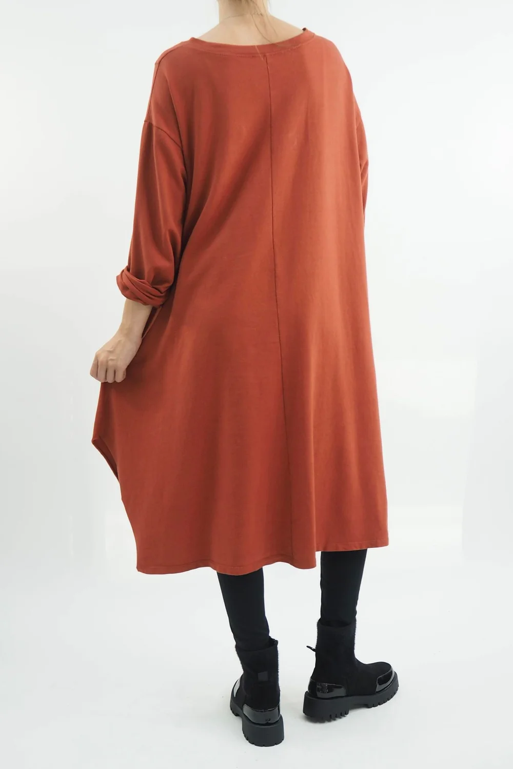 Made In Italy Tokyo Tie Dress Paprika 5 Made In Italy Tokyo Tie Dress Paprika - Image 3