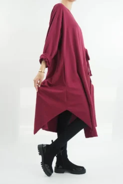 Made In Italy Tokyo Tie Dress Red Berry 7 Made In Italy Tokyo Tie Dress Red Berry -VogueCurve Store made in italy tokyo tie dress red berry02.jpg