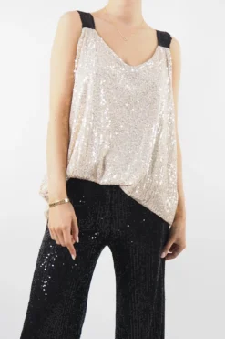 Made In Italy Trinny Shimmer Love Lace Cami Champagne *Pre Order Due Approx 8th Nov* 9 Made In Italy Trinny Shimmer Love Lace Cami Champagne *Pre Order Due Approx 8th Nov* -VogueCurve Store made in italy trinny shimmer love lace cami champagne 2.jpg