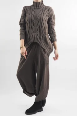 VogueCurve Store -VogueCurve Store made in italy turtle cable guy knit earth2.jpg