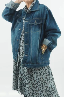 Made In Italy Voyager Denim Jacket // -VogueCurve Store made in italy voyager denim jacket 2.jpg