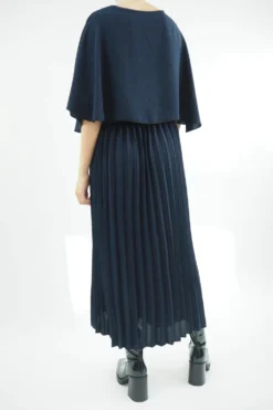 Made In Italy Zeta Cape Dress Ink -VogueCurve Store made in italy zeta cape dress ink203.jpg