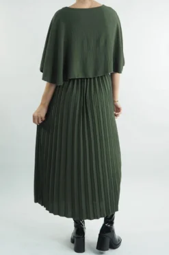 Made In Italy Zeta Cape Dress Khaki 8 Made In Italy Zeta Cape Dress Khaki -VogueCurve Store made in italy zeta cape dress khaki203.jpg