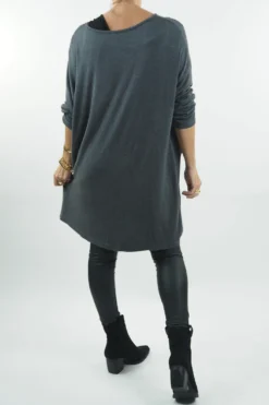 Made In Italy Knotty Nora Fine Knit Top Soft Shadow Grey 7 Made In Italy Knotty Nora Fine Knit Top Soft Shadow Grey -VogueCurve Store the made in italy knotty nora fine knit soft shadow 3.jpg